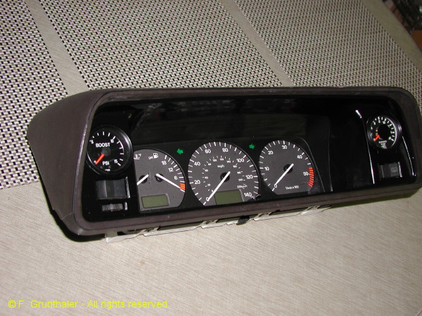 thumbnail image 2 of EMPI Black 3 Gauge Panel For VW Bug Dash – Left Side, 2-1/16" Holes, New 2 of 5