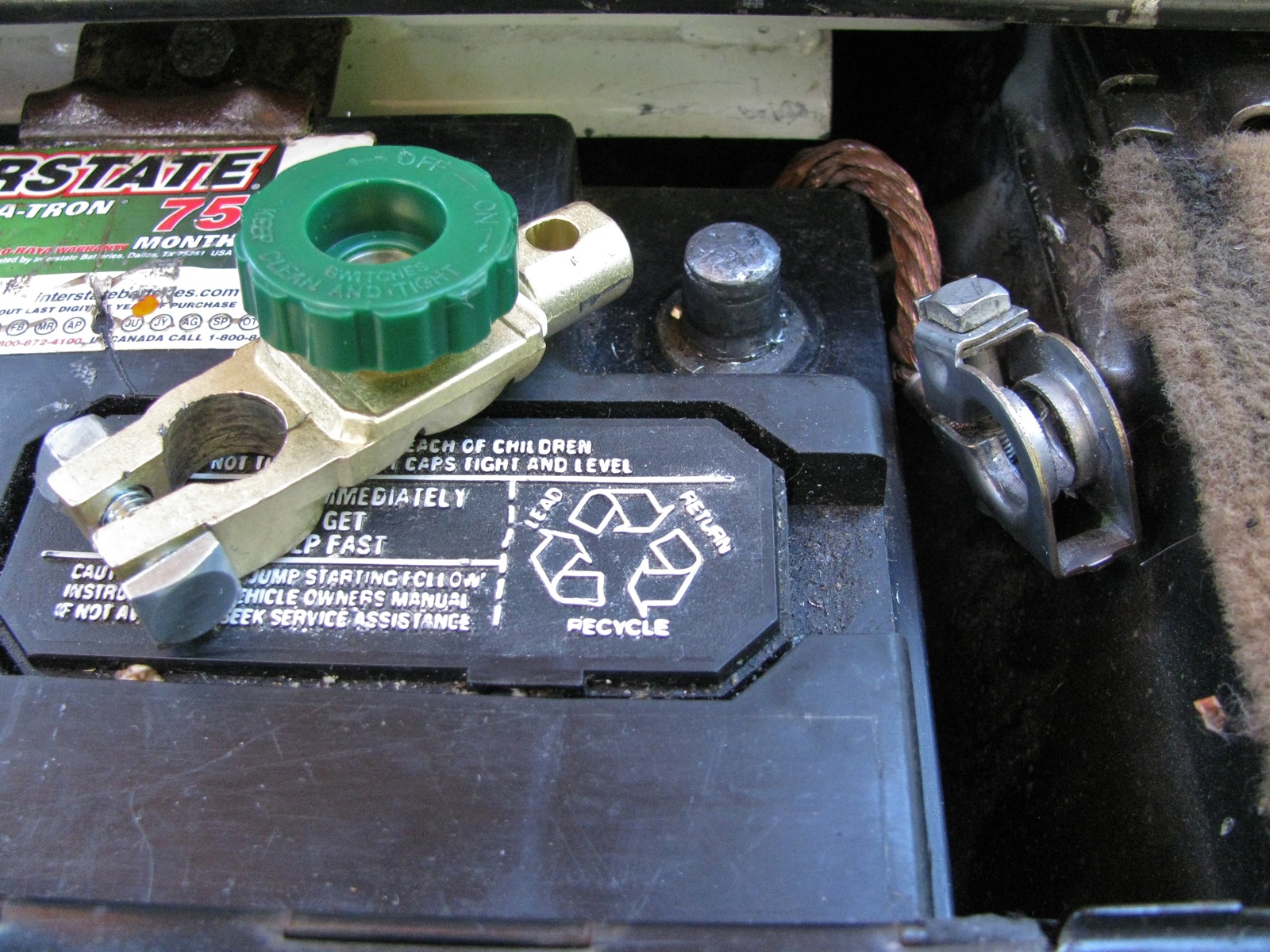 Vanagon main battery kill switch shooftie