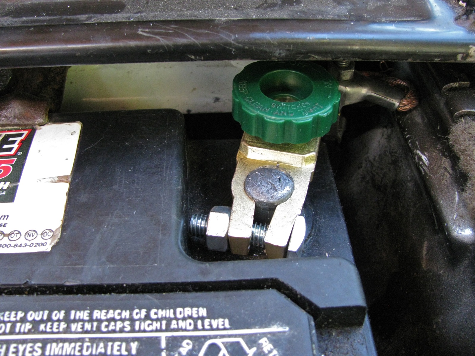 Vanagon main battery kill switch shooftie